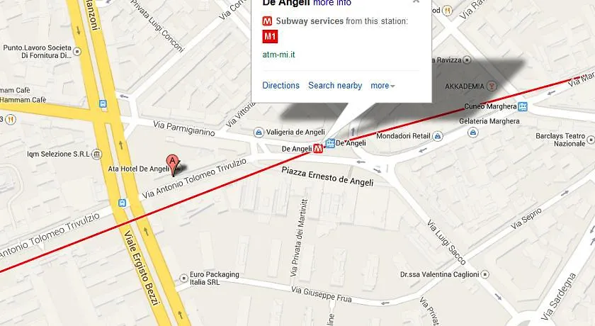 **** Hotel Atahotel De Angeli Milan Italy